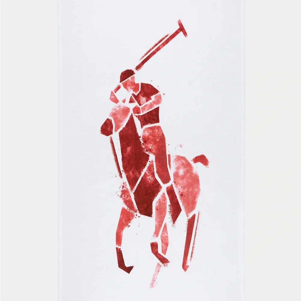Ralph Lauren Abstract Pony Beach Towel